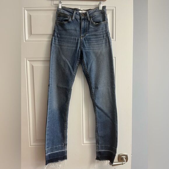 Sandro Markus Raw Hem Slim Jeans